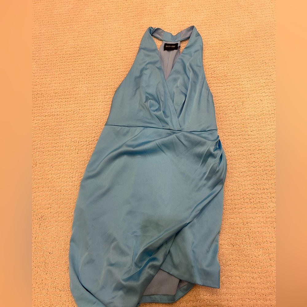 Worn once blue dress!